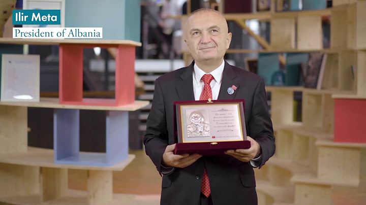 Peace Globe with Ilir Meta, President of Albania | Paris Peace Forum 2019