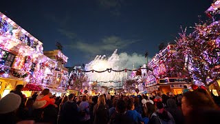 [NEW 2025] Believe In Holiday Magic Fireworks - 4K Main Street POV - Disneyland 
