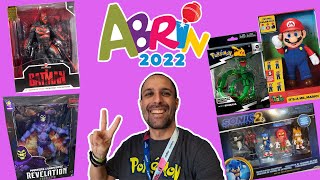 ABRIN 2022 Feira de brinquedos lançamentos: The Batman, Pokémon, MOTU, Sonic 2, Super Mario, etc