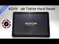 Konrow Tablet Hard Reset First Step To Fix Common Issues 