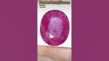 Synthetic ruby stone