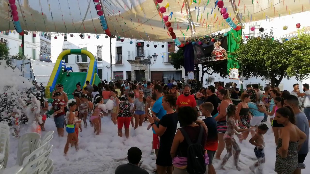 Fiesta de la espuma Feria de Casarabonela 2019