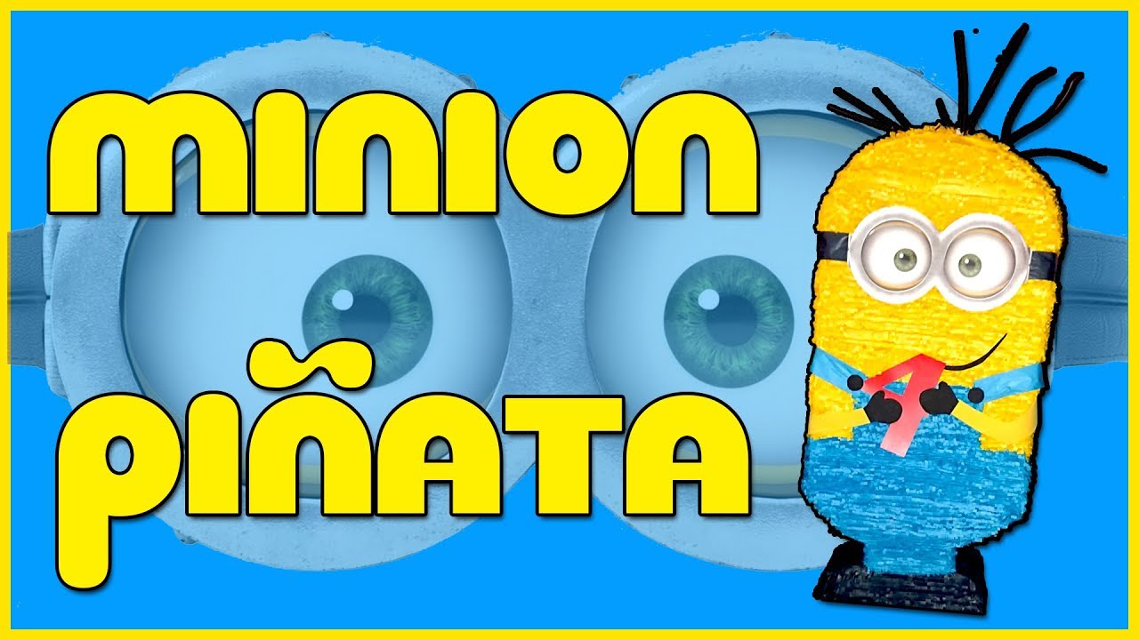 COMO HACER UNA PIÑATA DE MINION | PIÑATA DE TAMBOR | NIVEL PRINCIPIANTE