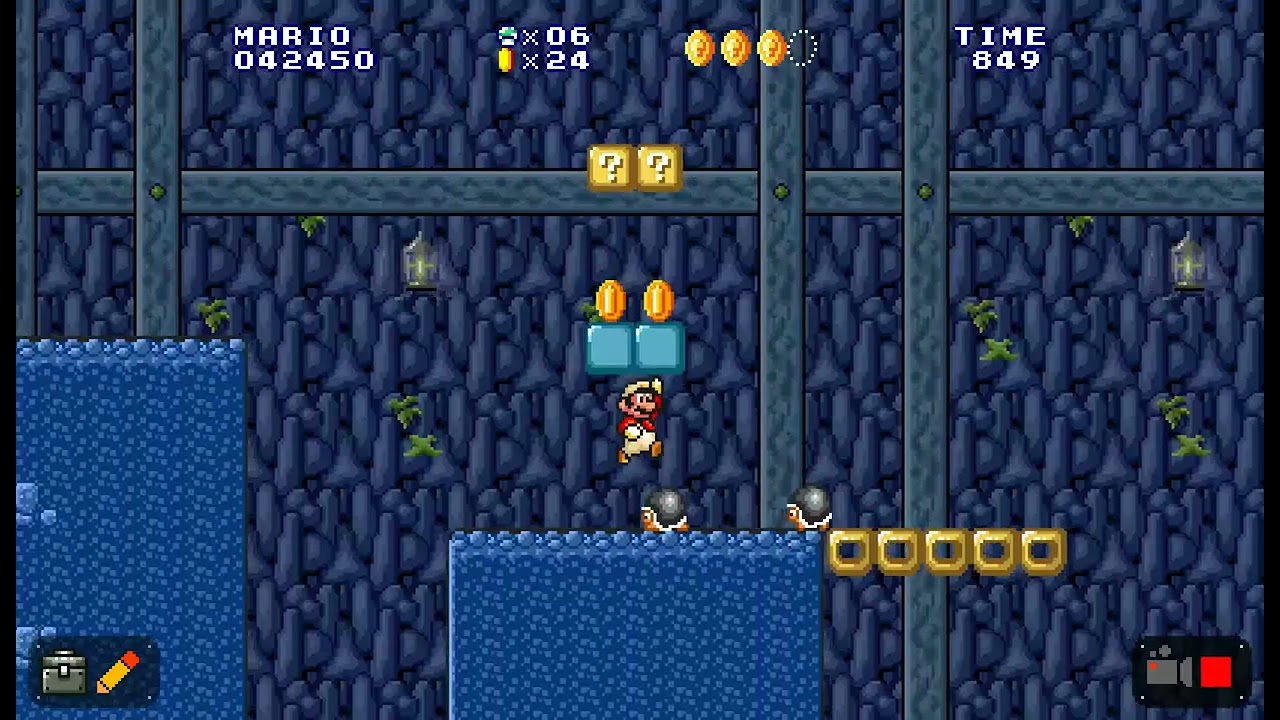 Super Mario Construct World of Mushroom Kingdom Level Showcase [No Sound]