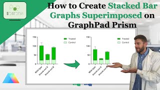 How to Create Stacked Bar Graphs Superimposed Using GraphPad Prism #graphpad #tutorial #superimposed