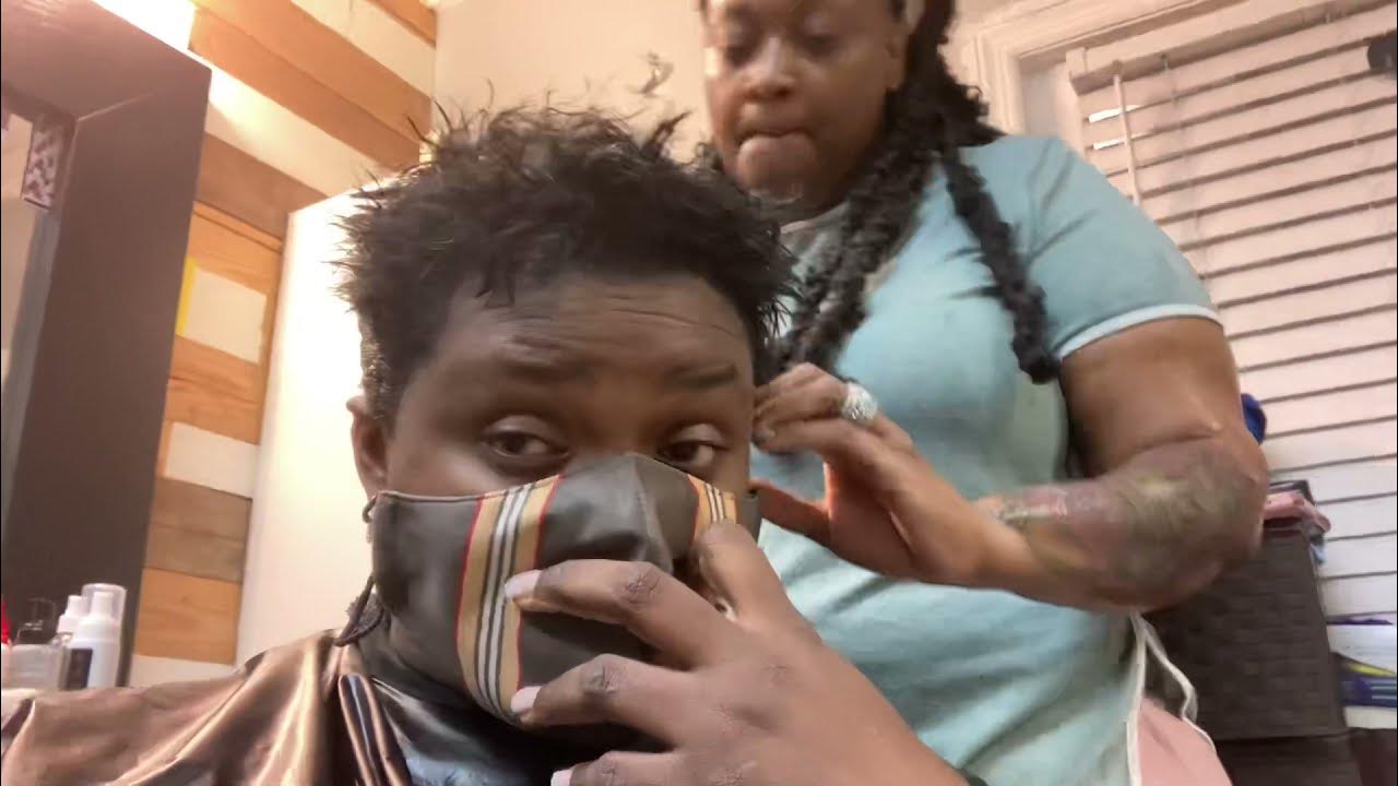 Come with me to get my hair done Hair by Tina Speed Orlando YouTube