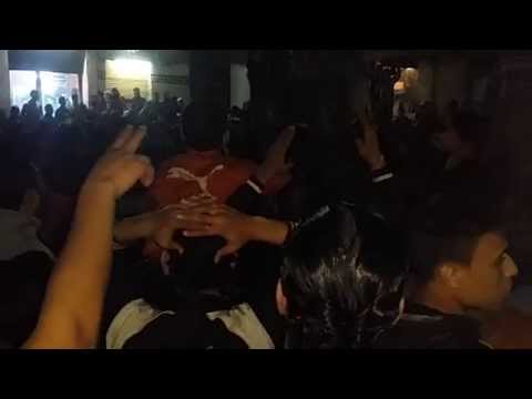 من مسيرة اهالى محلة ابوعلى بعد دفن الشهيد محمد العدل