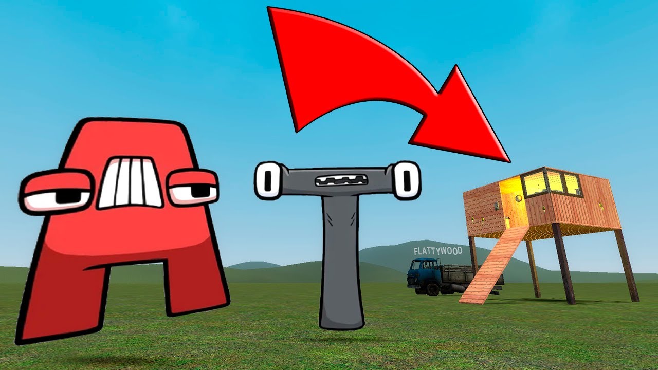 Alphabet Lore Family vs Epic Houses in Garry's Mod Part 24