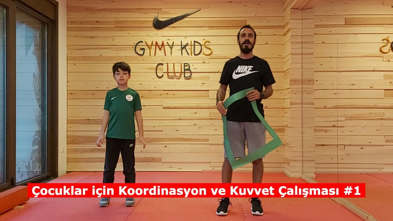 Çocuklar için koordinasyon ve kuvvet çalışması 1 | Gymy Kids | Tanju Kara