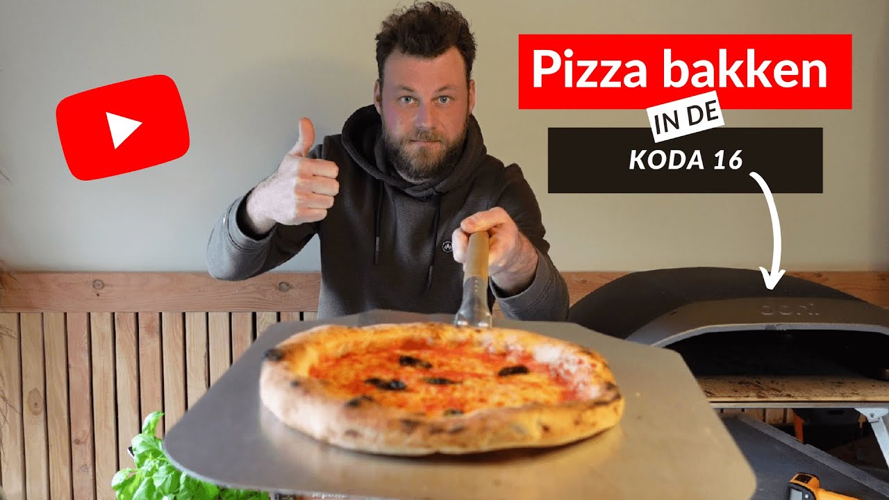 Pizza bakken in de Koda op hoge temperatuur! - YouTube