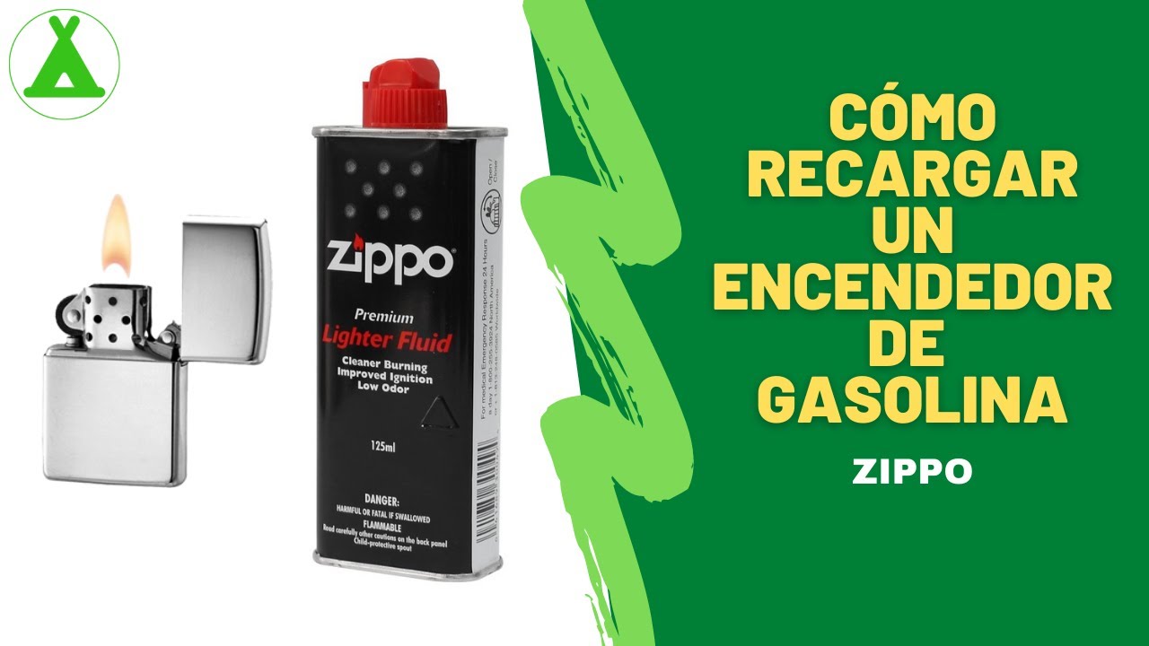 Como recargar un mechero recargable con gas / Cargar encendedor / recharge  cigarette lighter 