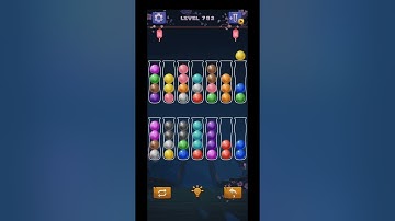 Color Ball Sort Puzzle Level 792 Solution