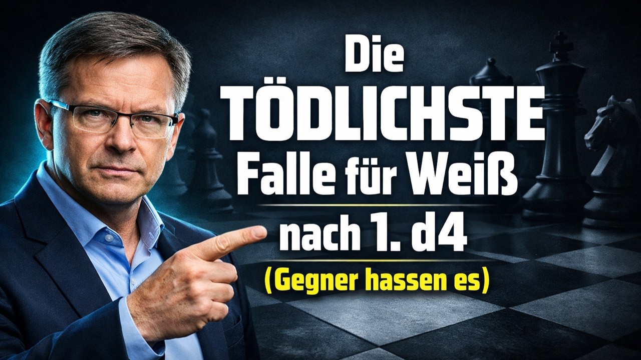 Die TÖDLICHSTE Falle für Weiß nach 1. d4 (Gegner hassen es)