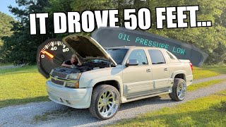 MY NEW TRUCK LOST ALL OIL PRESSURE....