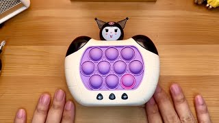 KuRoMi POP it Machine Game Satisfying Fidget Toy Game unboxing | ASMr.anson