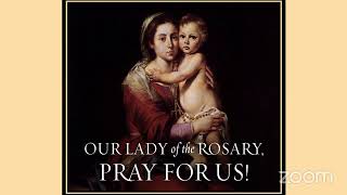 Fr Joseph Wilson MSC Rosary Sunday 27th August 2023 Twenty First Sunday in Ordinary Time