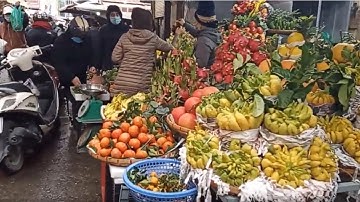 Phiên chợ sáng 30 tết 2022  - xuân Nhâm Dần - Hà Nội | Bông Lan Rừng