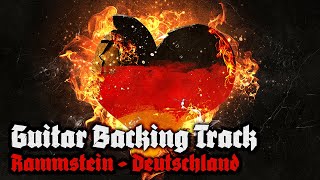 GUITAR BACKING TRACK 🎸 Rammstein - Deutschland