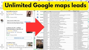 How to scrape unlimited leads from Google maps for FREE (EASY AND FREE GOOGLE MAPS SCRAPER)