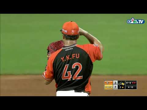 08/14 統一 vs 兄弟  七局下，彭政閔第四打席也敲安完成猛打賞