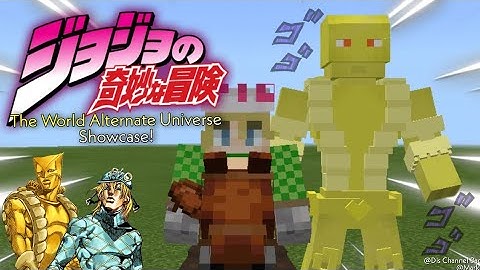 The World Alternate Universe (TWAU) Add-on Showcase! | Minecraft JoJo Addon Showcase