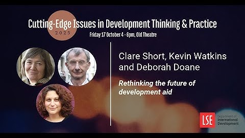 Rethinking the future of development aid
