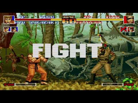 The King of Fighters '94 - Ryo, Robert, Takuma vs. Clark, Heidern, Ralf