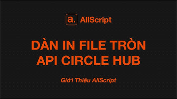 Dàn In File Tròn Tự Động | Giới Thiệu AllScript