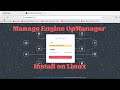 Manage Engine OpManager Install on Linux Step by Step