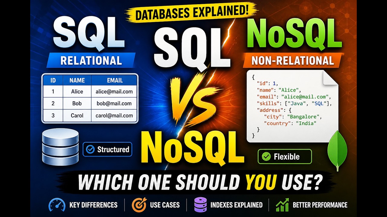 23. SQL vs NoSQL Explained in System Design - YouTube
