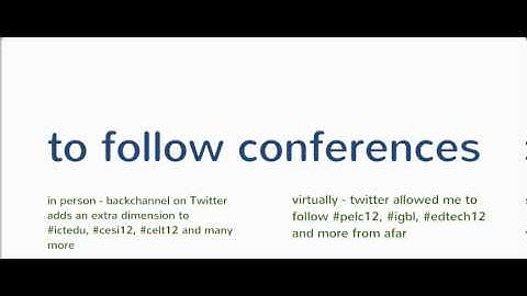 Screencast on Twitter