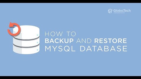 Backup & Restore database using mysqldump | Kali Linux |