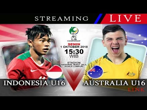 live streaming Timnas U-16 indonesia vs australia MNC TV 01/10/2018