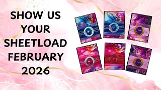 February 2026 SheetLoad of Cards | Alcohol Ink Vibes + Wax Seals
