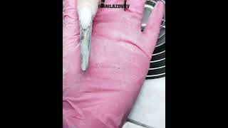 зеленый нноготь. цвет королевского дракона  nails nailart