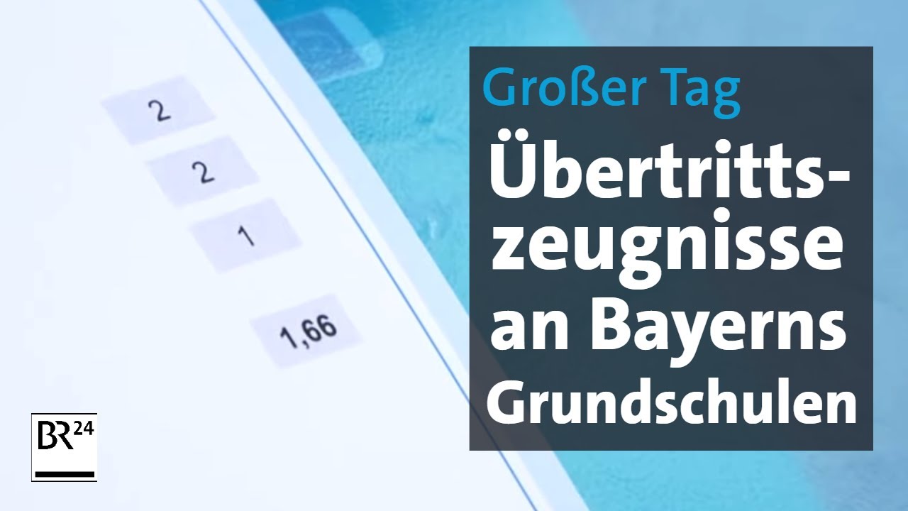  Großer Tag: Übertrittszeugnisse an Bayerns Grundschulen 