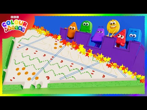 Simple Colour Patterns ????️ | Kids Learn Colours | Colourblocks