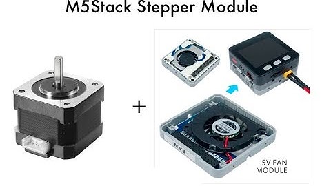 M5Stack Stepper test with Uiflow and Stepper module