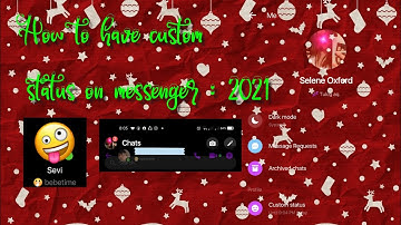 HOW TO HAVE CUSTOM STATUS ON MESSENGER| Rpw Tutorial