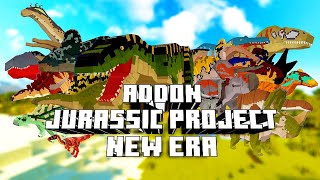 มายคราฟแจก+รีวิว Addon Jurassic Project New Era 1.20.30+ (แอดออนไดโนเสาร์)