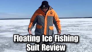 FLOATING ICE FISHING SUIT from Nordic Legend Review #icefishing  #icefishingvideo #walleye 