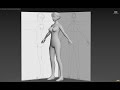 Autodesk 3ds Max Woman character Body cylinder base-without narration -long version