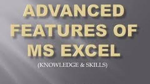 Class- 8th,Sub- Computer,Ch-2(Advanced feature of Excel)