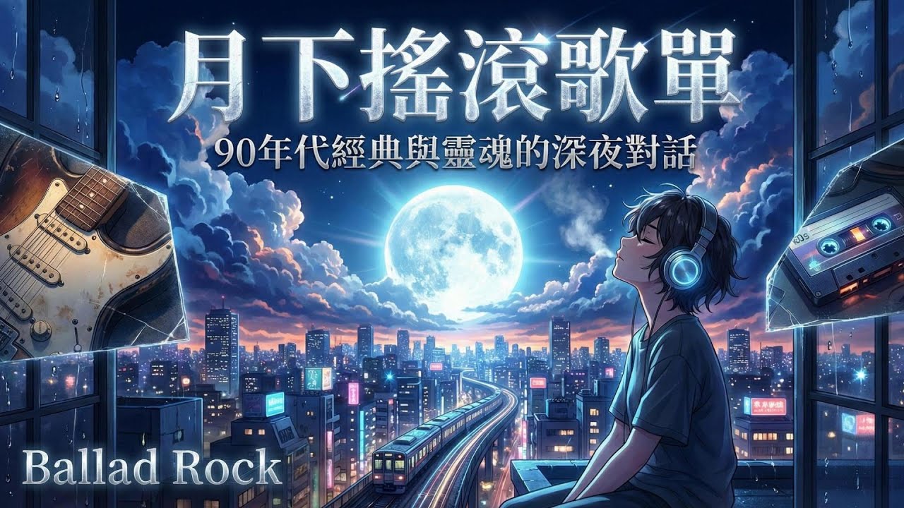 【好聽中文抒情搖滾合輯】有些電話註定撥不通，有些遺憾註定要釋懷 🥀 | 開車、獨處、懷舊