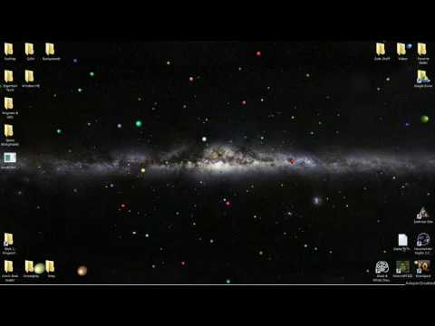 Stars Background with OpenGL and C++