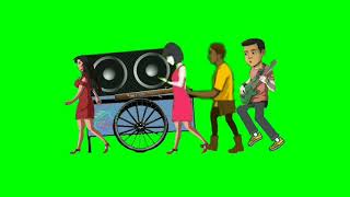 Mentahan animasi gerobak dangdut