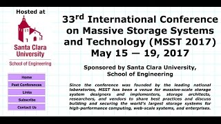 MSST Conference Livestream May 17, 2017 Session 1