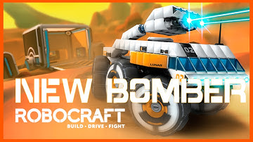 RoboCraft Gameplay - Tier 3 Plasma Bomber Test Run