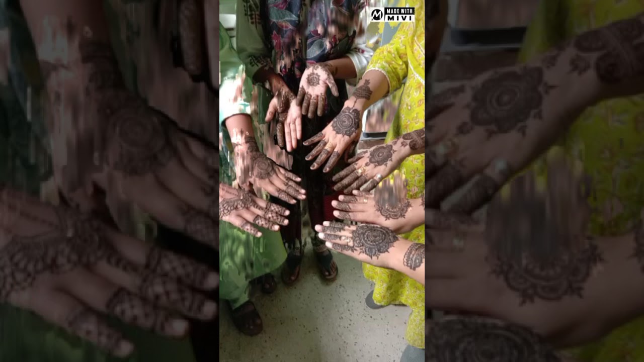 mehandi competition // govt +2 high school sosai mandar August 8, 2025