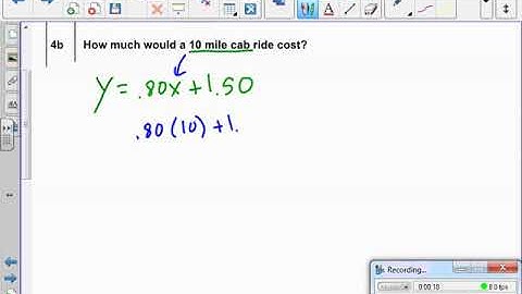 Writing Linear Equations   Context #4b